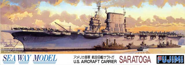 1/700 二战美国 CV-3 萨拉托加号航空母舰