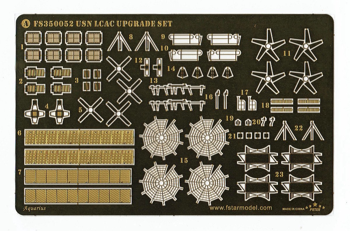 1/350 现代美国海军 LCAC 气垫船升级改造套件(2艘)(配小号手或MRC) - 点击图像关闭