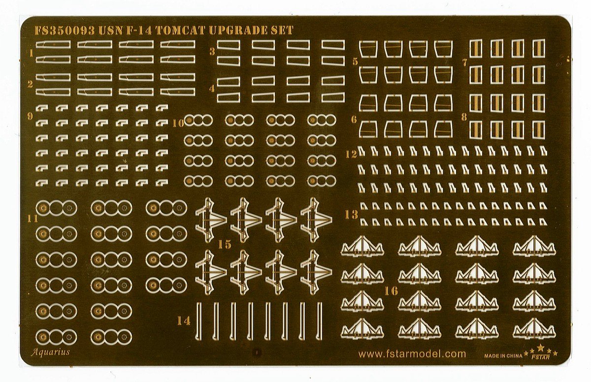 1/350 现代美国海军 F-14 熊猫战斗机升级改件 - 点击图像关闭