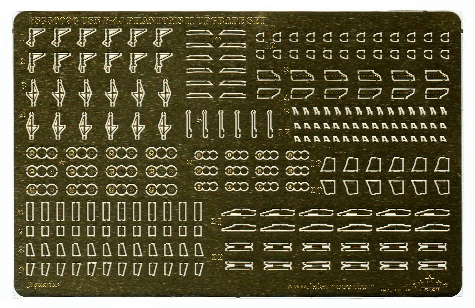 1/350 现代美国海军 F-4J 鬼怪II舰载战斗机升级改造套件(配小号手, 可改6架) - 点击图像关闭