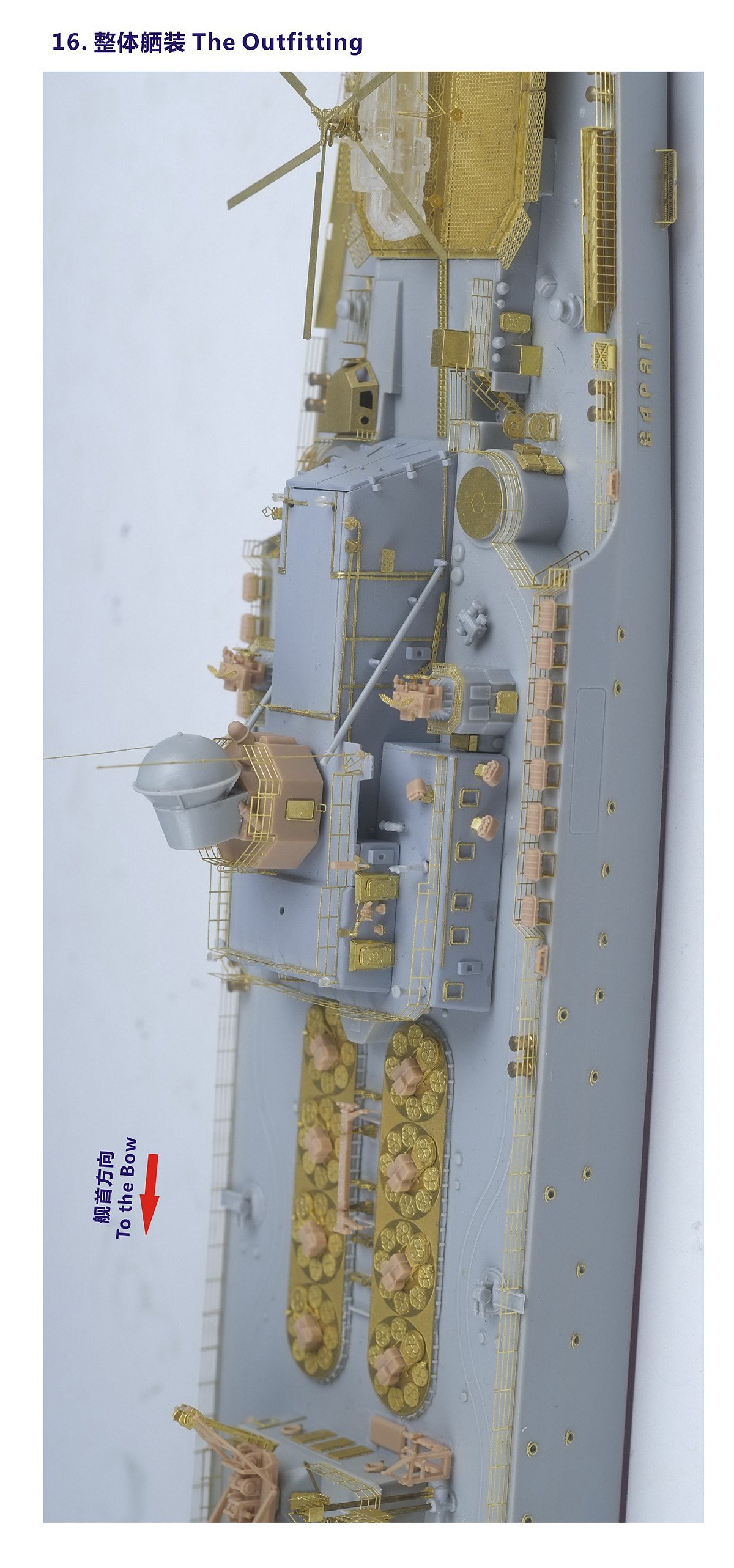 1/350 现代俄罗斯海军光荣级导弹巡洋舰瓦良格号(1164型)完全改造套件(配小号手04519) - 点击图像关闭