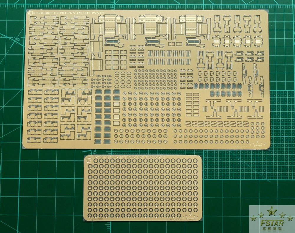 1/700 美国军用卡车与吉普车套装