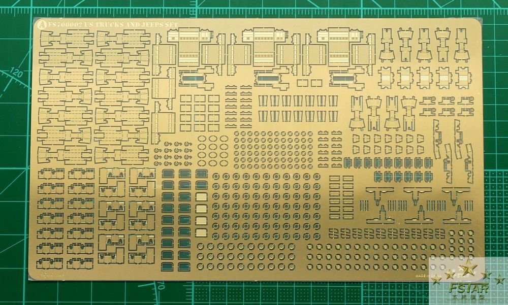 1/700 美国军用卡车与吉普车套装