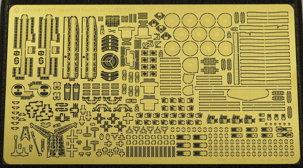 1/700 二战美国海军 BB-57 南达科他号战列舰升级改造套件(配小号手05760) - 点击图像关闭