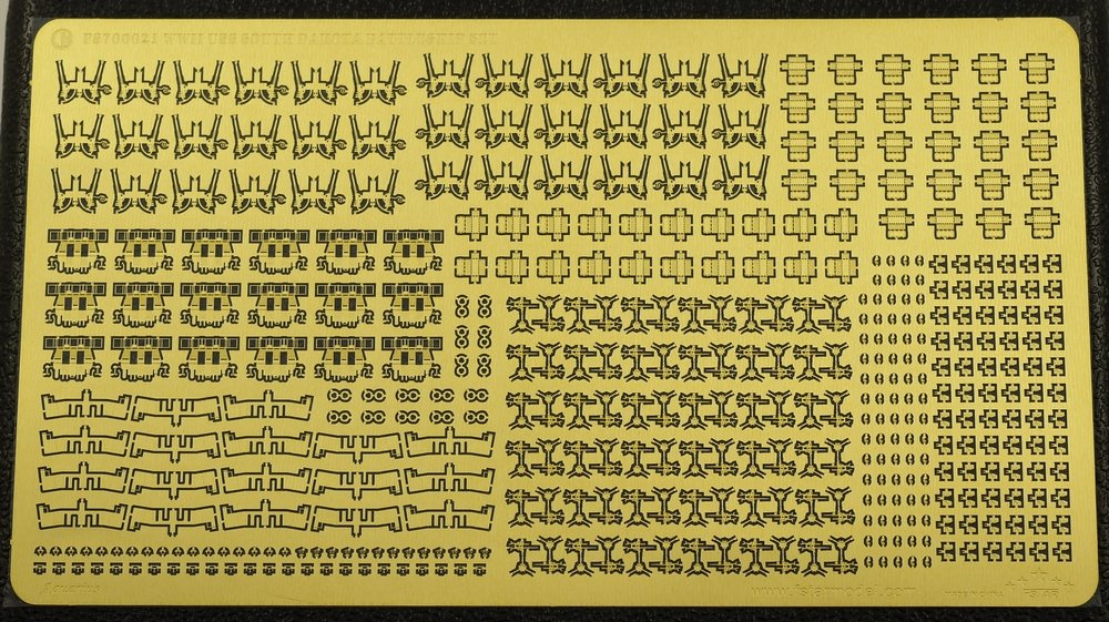 1/700 二战美国海军 BB-57 南达科他号战列舰升级改造套件(配小号手05760)