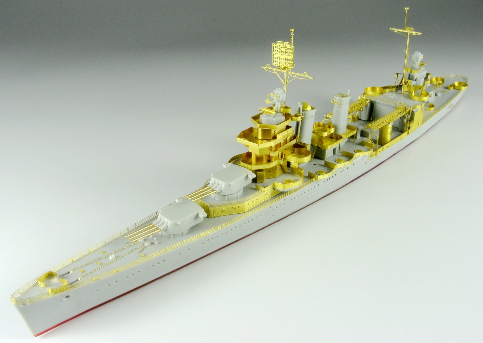 1/700 二战美国海军新奥尔良级旧金山号重巡洋舰升级改造套件(配小号手05746/05747) - 点击图像关闭