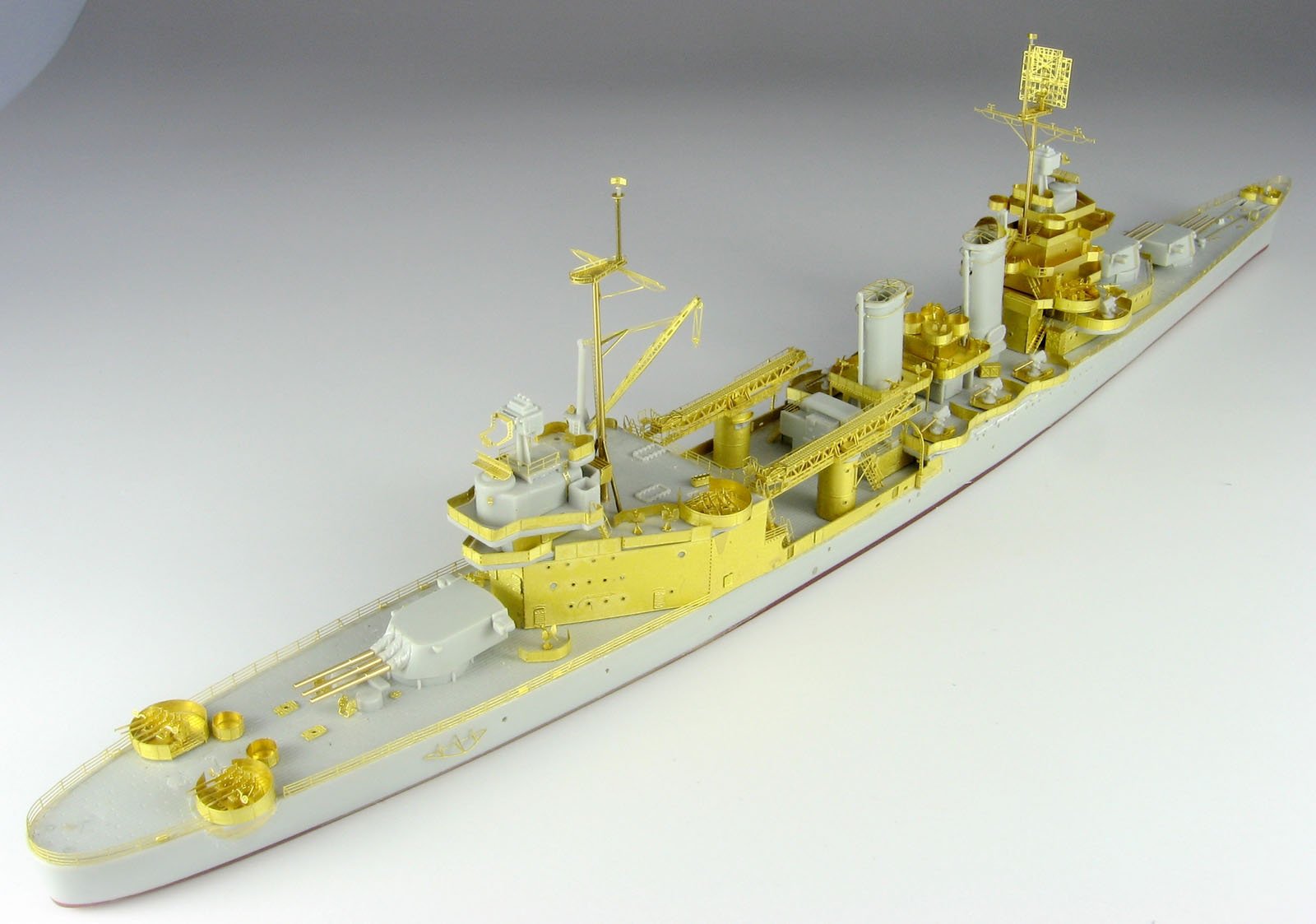 1/700 二战美国海军新奥尔良级旧金山号重巡洋舰升级改造套件(配小号手05746/05747)