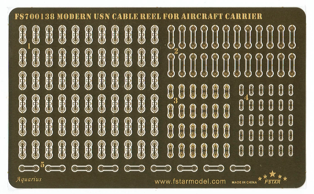 1/700 现代美国海军航母用电缆卷筒 1/700 现代美国海军航母用电缆卷筒