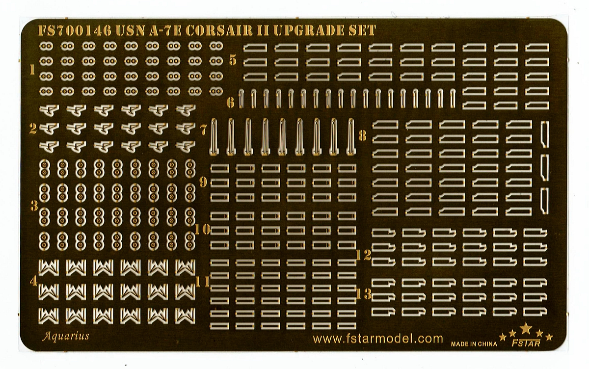 1/700 现代美国海军 A-7E 海盗II攻击机升级改造套件(配小号手) - 点击图像关闭