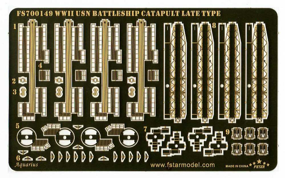 1/700 二战美国海军战列舰用弹射器(后期型) - 点击图像关闭