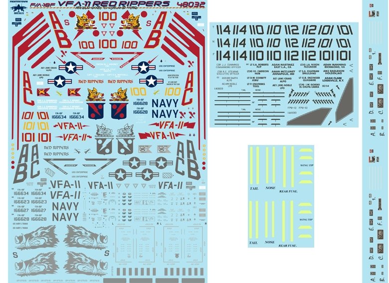 1/48 F/A-18E 超级大黄蜂 "VFA-11 红野猪中队"