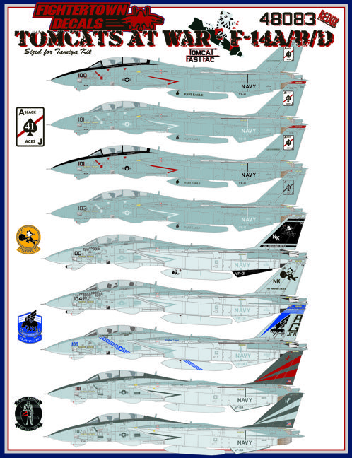 1/48 F-14A/B/D 雄猫战斗机(1)