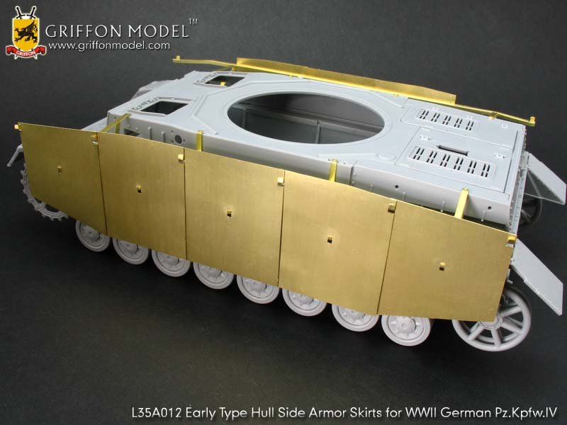 1/35 二战德国四号战车车身间隔装甲初期型