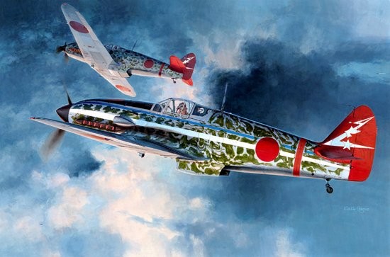 1/48 二战日本 Ki-61-I 川崎三式战斗机飞燕二型丙 - 点击图像关闭