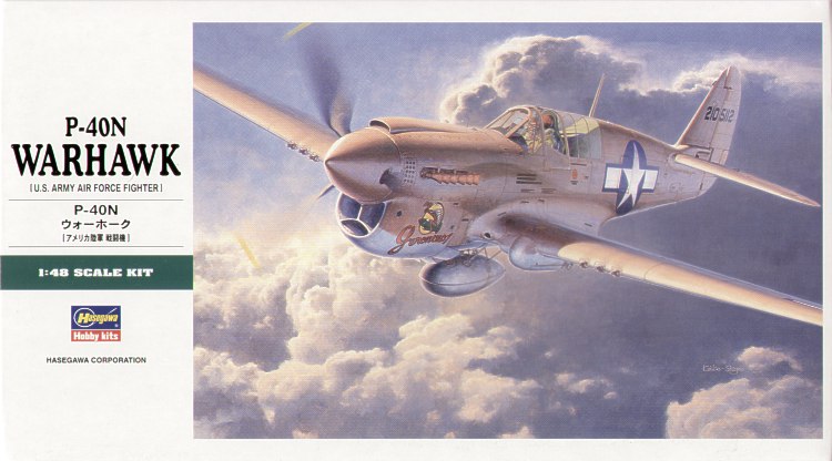 1/48 二战美国 P-40N 战鹰战斗机