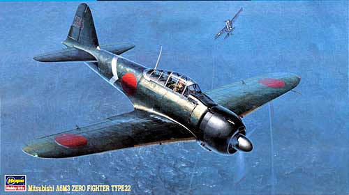 1/48 二战日本 A6M3 三菱零式舰上战斗机二二型 - 点击图像关闭