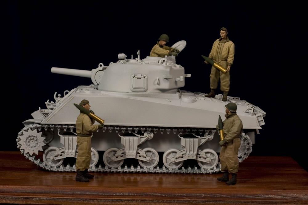 1/35 二战美国坦克乘员组(4人)