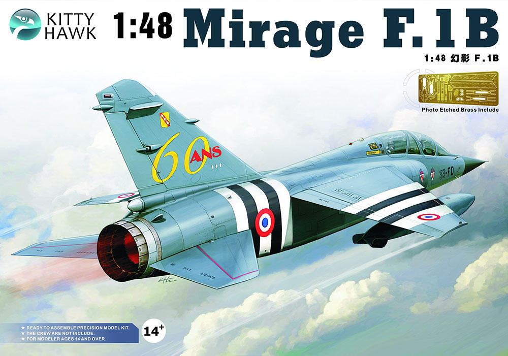 1/48 现代法国幻影战斗机F.1B型 1/48 现代法国幻影战斗机F.1B型