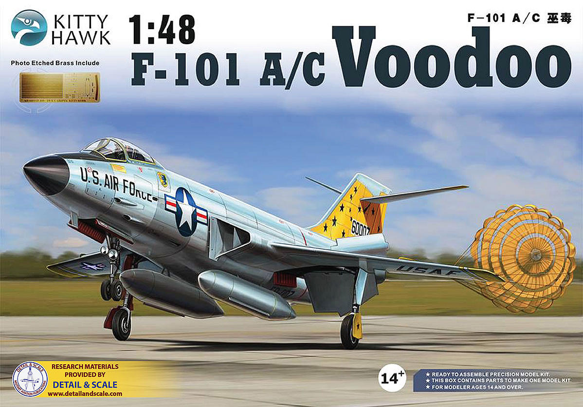 1/48 现代美国 F-101A/C 巫毒战斗机 1/48 现代美国 F-101A/C 巫毒战斗机