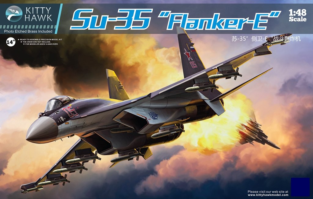 1/48 现代俄罗斯 Su-35 超级侧卫战斗机 - 点击图像关闭