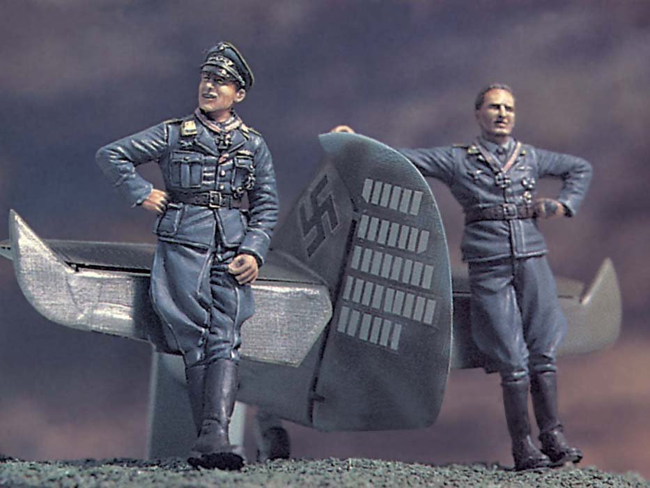 1/35 二战德国王牌飞行员(带底座) - 点击图像关闭