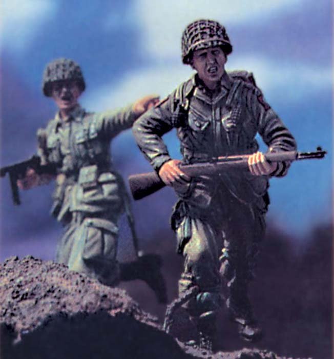 1/35 二战美国士兵"诺曼底登陆"(1) - 点击图像关闭