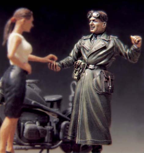 1/35 二战德国军官与女士 - 点击图像关闭