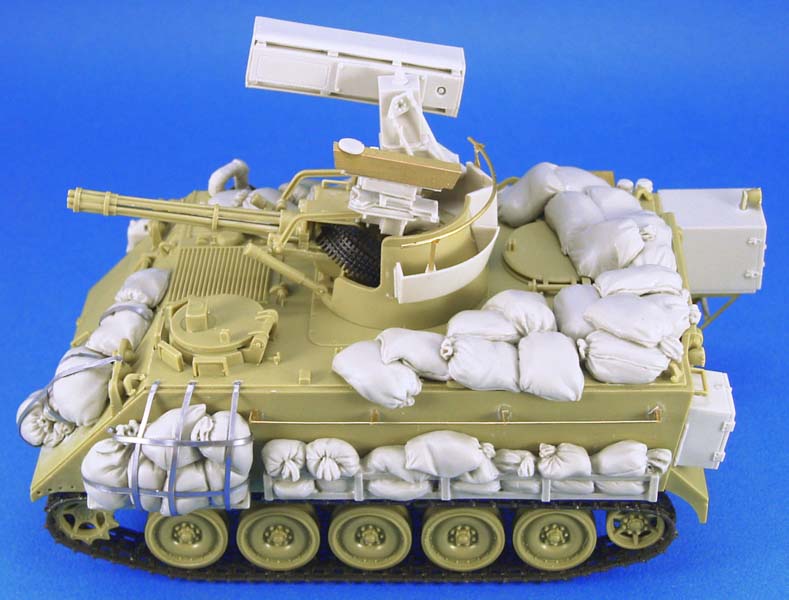 1/35 现代以色列麦克白特防空装甲车改造件与沙包装甲