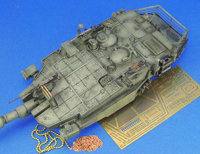 1/35 现代以色列梅卡瓦3C型主战坦克炮塔顶部装甲型改造件