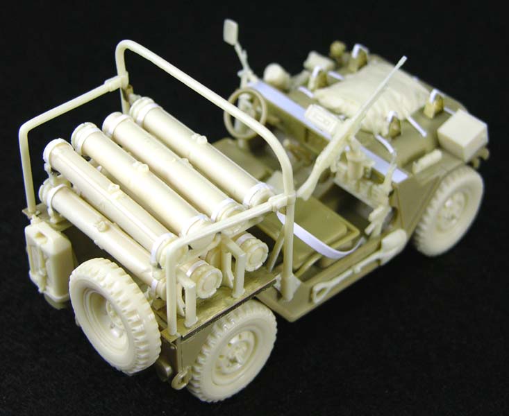 1/35 现代以色列 M151A2 OREV 导弹运输吉普车改造件