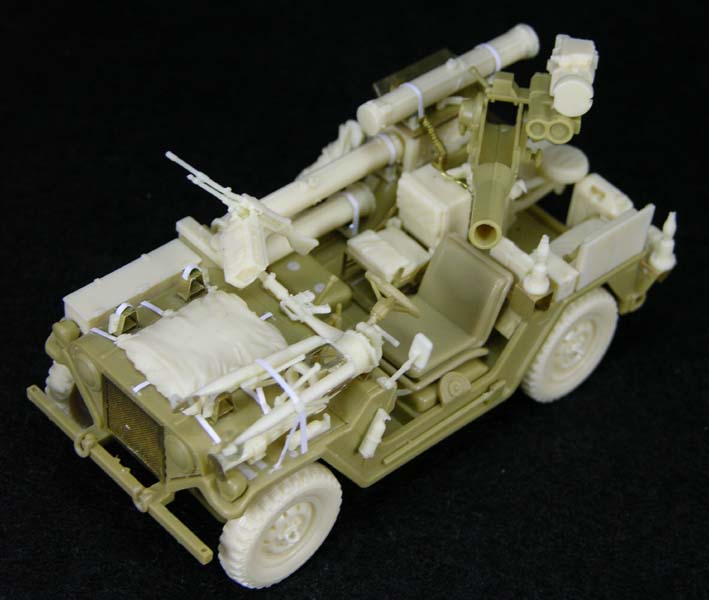 1/35 现代以色列 M151A2 OREV 反坦克吉普车后期型改造件