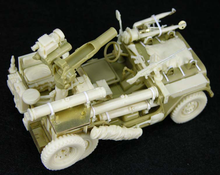 1/35 现代以色列 M151A2 OREV 反坦克吉普车后期型改造件