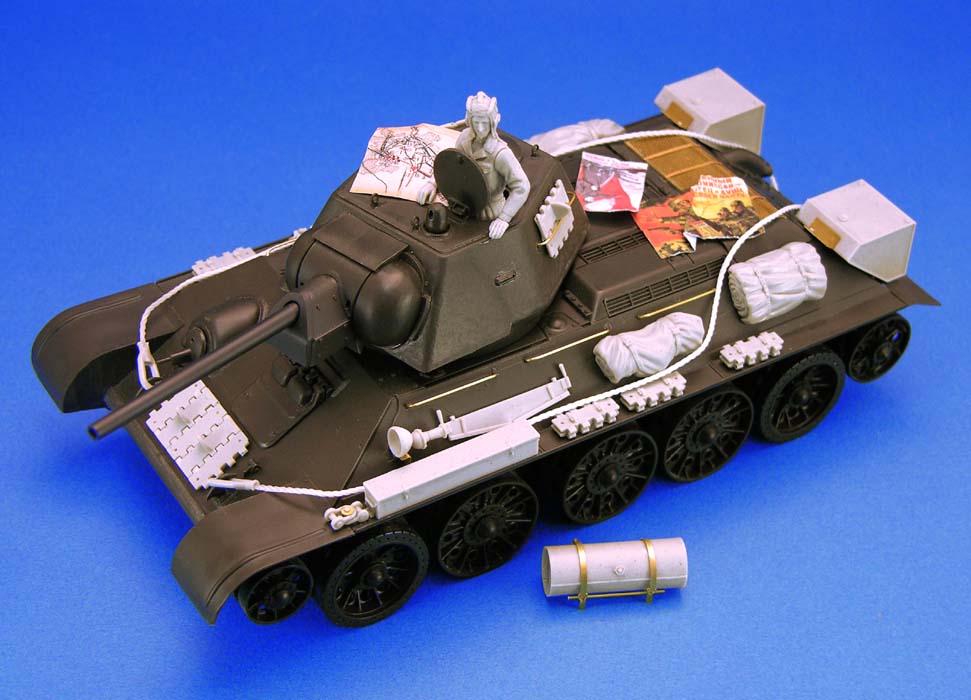 1/35 二战苏联 T-34 中型坦克升级改造件(配田宫) - 点击图像关闭