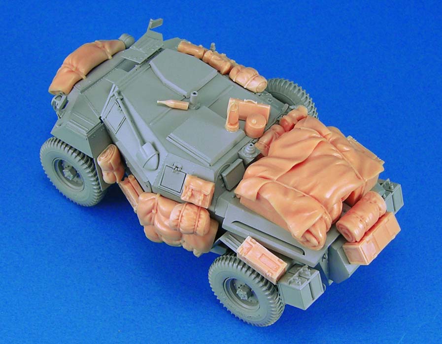1/35 二战英国亨伯装甲侦察车堆积物