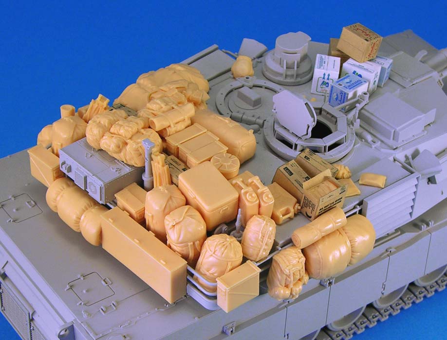 1/35 现代美国 M1 艾布拉姆主战坦克堆积物 - 点击图像关闭