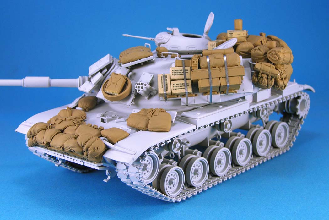 1/35 现代美国 M60A1 巴顿主战坦克堆积物