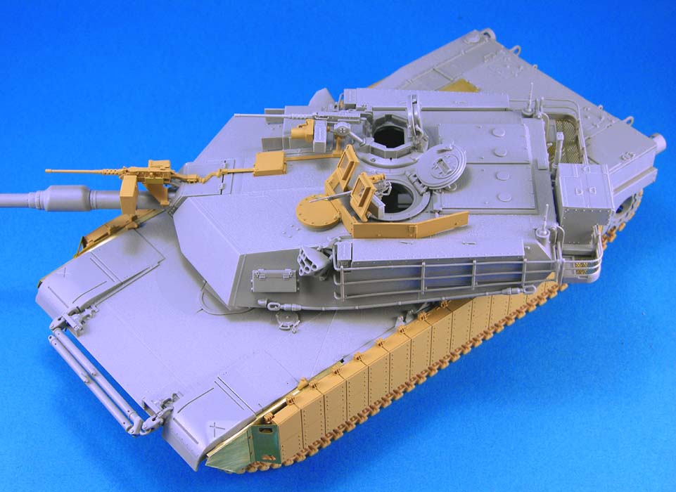1/35 现代美国 M1A1/A2 TUSK 艾布拉姆斯主战坦克改造件(配威龙) - 点击图像关闭