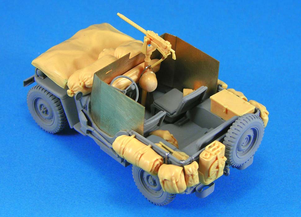 1/35 二战美国威利斯吉普车附加装甲改造件