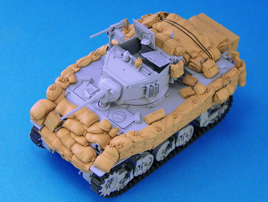 1/35 二战美国 M5A1 斯图亚特轻型坦克堆积物 - 点击图像关闭