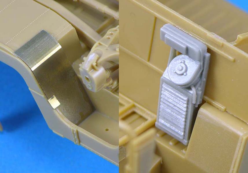 1/35 现代美国 M1114 悍马装甲车细节改造件(配威骏)