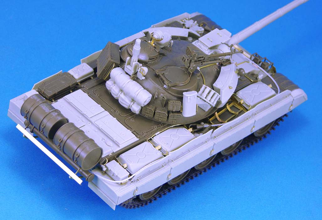 1/35 现代苏联 T-55AM2B 主战坦克改造件(配田宫 T-55)