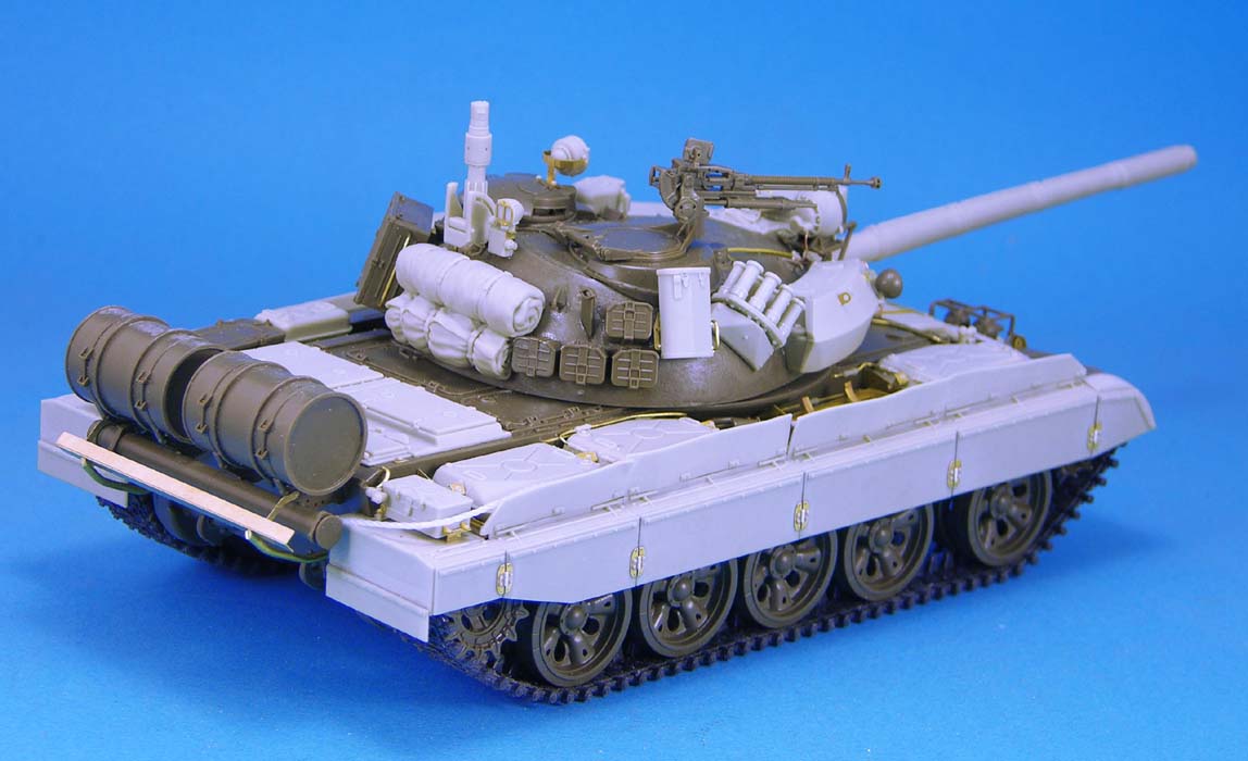 1/35 现代苏联 T-55AM2B 主战坦克改造件(配田宫 T-55)