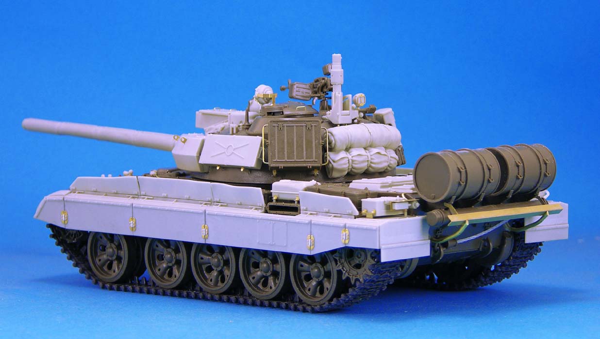 1/35 现代苏联 T-55AM2B 主战坦克改造件(配田宫 T-55)