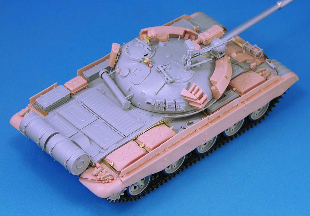 1/35 现代苏联 T-62M 主战坦克改造件(配小号手)