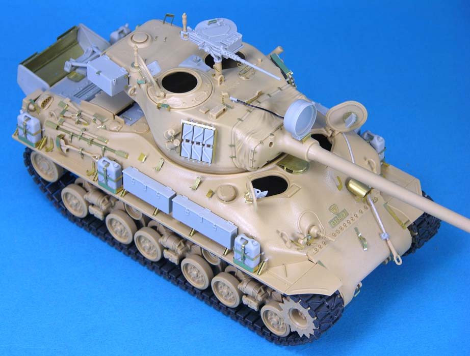 1/35 现代以色列 M51 超级谢尔曼中型坦克1973年改造件(配田宫)
