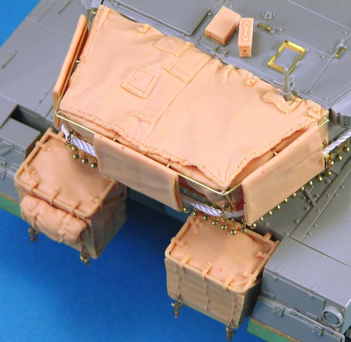 1/35 现代以色列梅卡瓦3型主战坦克炮塔储物栏改造件(配Meng Model)