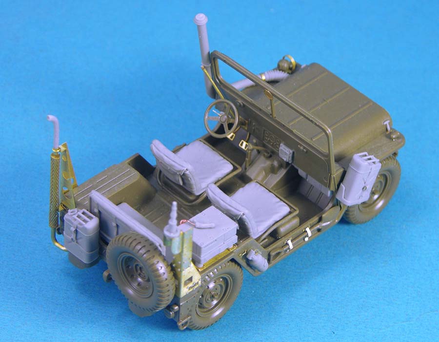 1/35 越战美国 M151A1 军用吉普车细节改造件(配田宫/爱德美)