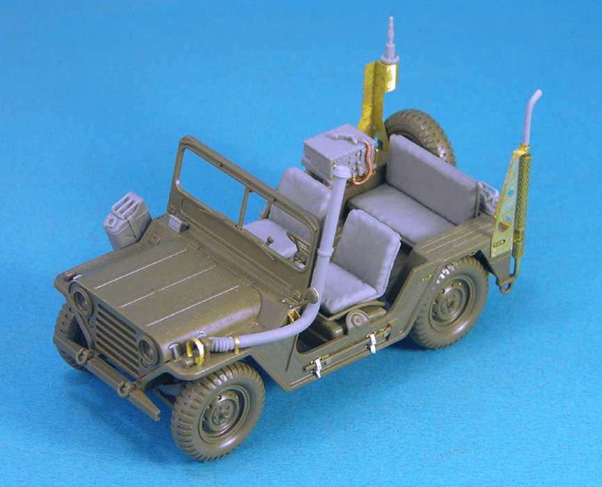 1/35 越战美国 M151A1 军用吉普车细节改造件(配田宫/爱德美)
