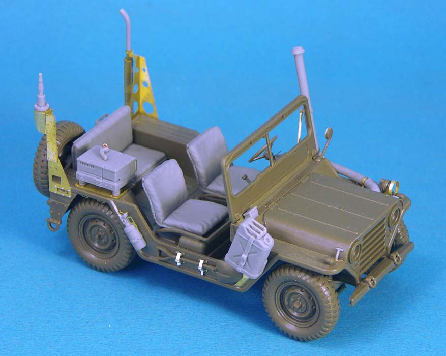 1/35 越战美国 M151A1 军用吉普车细节改造件(配田宫/爱德美)