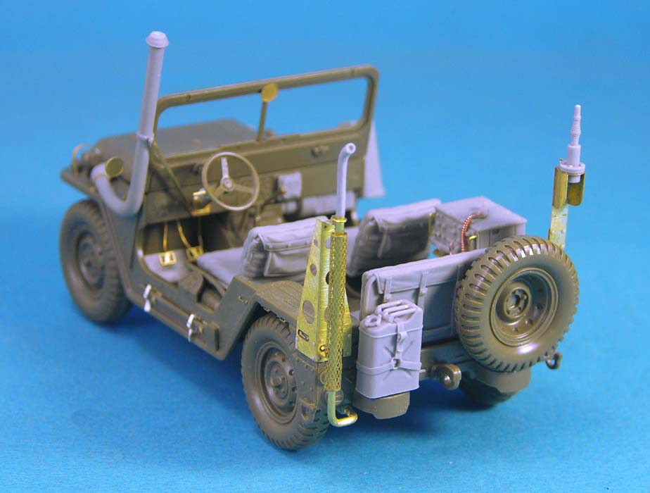 1/35 越战美国 M151A1 军用吉普车细节改造件(配田宫/爱德美)